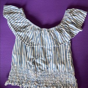 American Eagle off the shoulder blouse